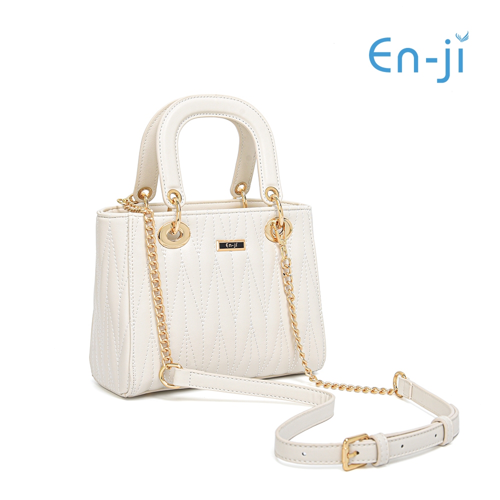EN-JI SEORA HANDBAG - IVORY