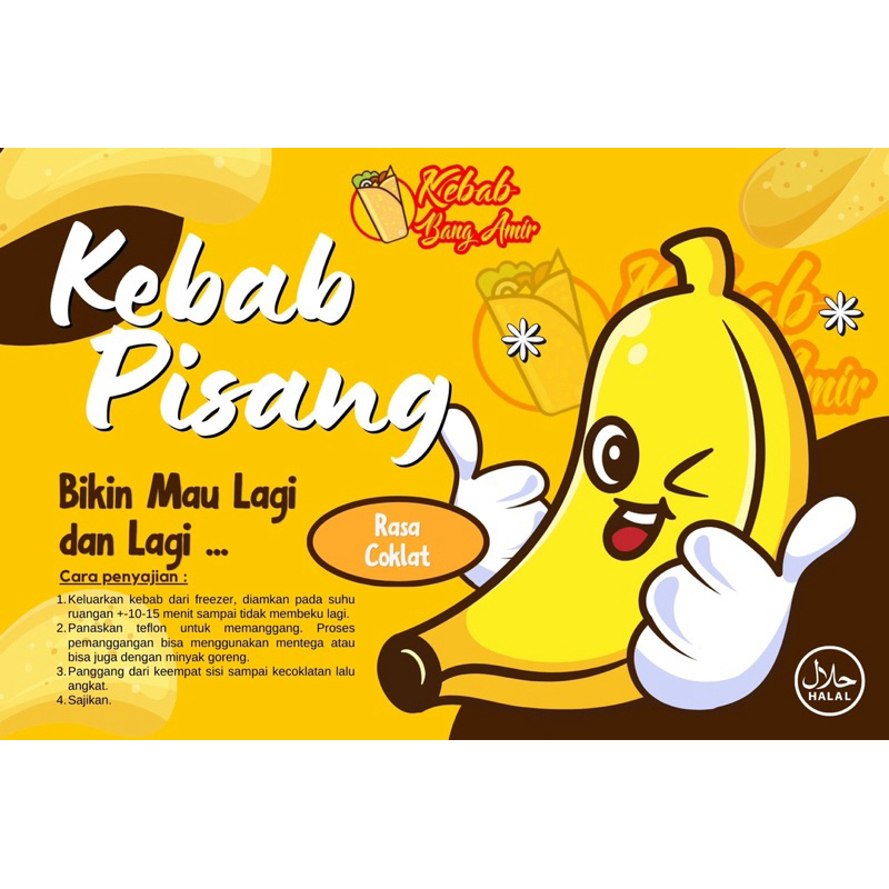 

Kebab Pisang Cokelat Keju isi 5pcs Lumerrr