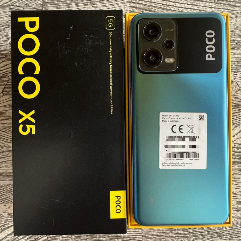 Xiaomi Poco X5 5G 6/128 8/256 Second Fullset Bekas Resmi