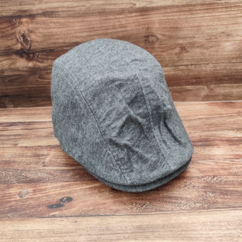 Topi Kodok Vintage / Flat Cap / Topi Pelukis / Topi Patino / Bareta