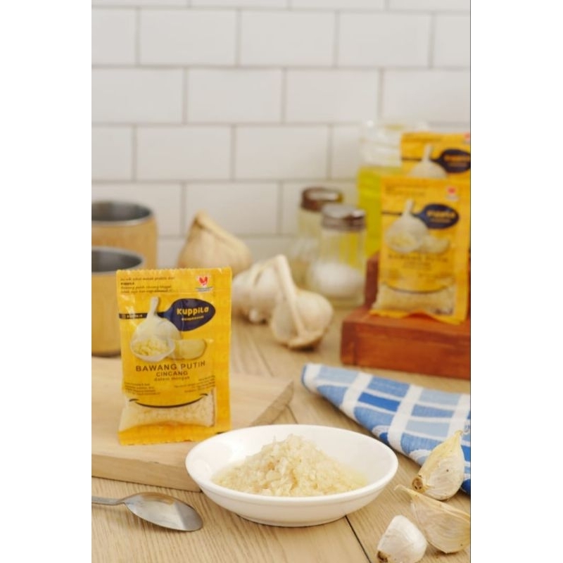 

Bawang Putih Cincang Kuppila sachet / instan