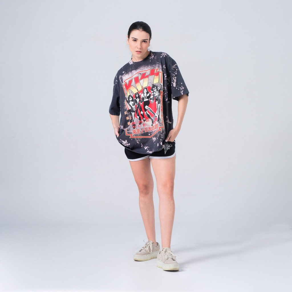 T-SHIRT BAND / KISS JAPAN / OVERSIZE / TIE DYE
