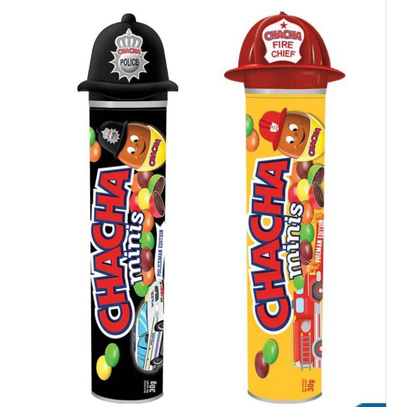 

CHACHA Minis Milk Chocolate Police pemadam