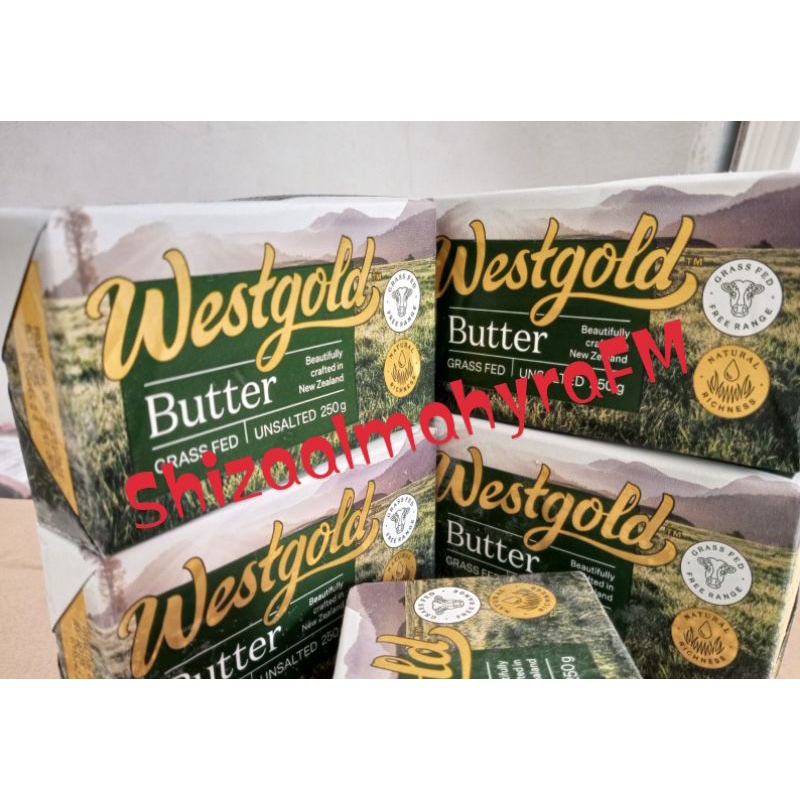 

Butter Westgold Premium Unsalted 250gram