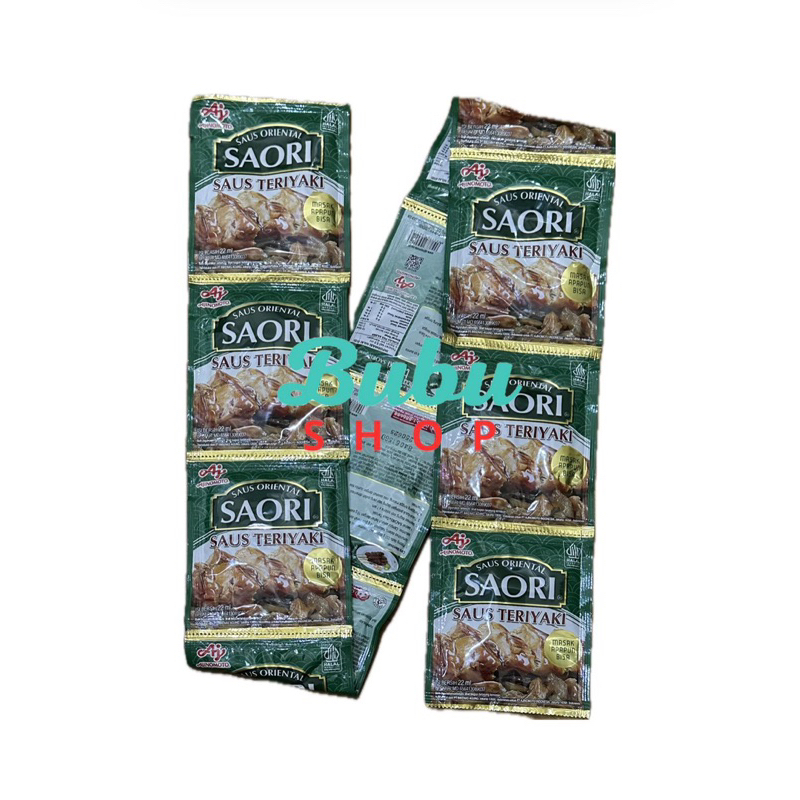 

SAORI Saus Tiram Teriyaki RENCENGAN isi 10 sachet