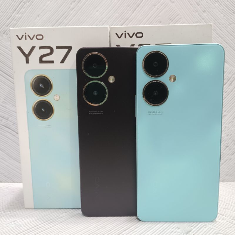 Vivo Y27 Ram 6/128 GB Handphone Second Bekas Fullset