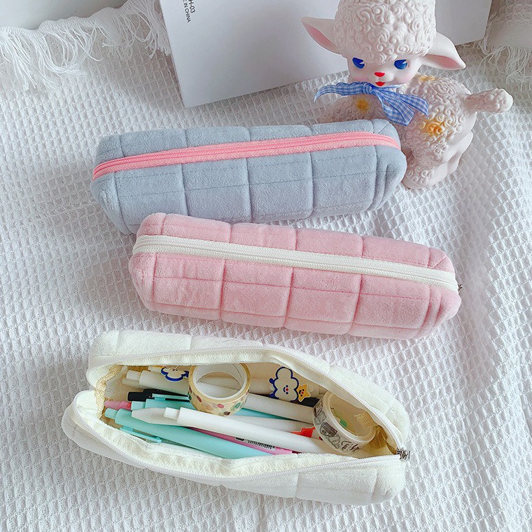 

KODE D97U 1pcs Tepak Pensil PILLOW Pencil Case Kotak Wadah Lucu Estetik Aesthetic