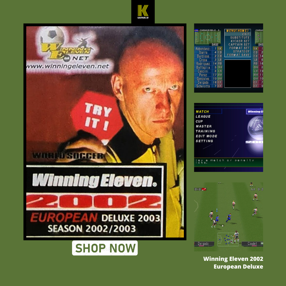 Winning Eleven 2002 - European Deluxe | Bisa Main di Android atau PC | Bonus Emulator