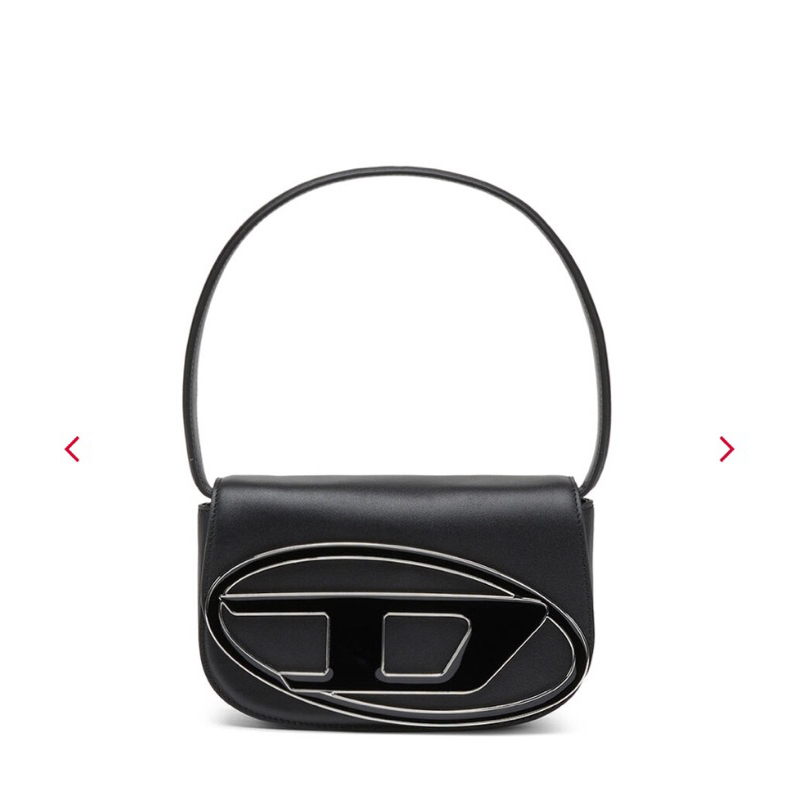 (PO KOREA) DIESEL - ICONIC SHOULDER BAG IN NAPPA LEATHER - ORIGINAL KOREA