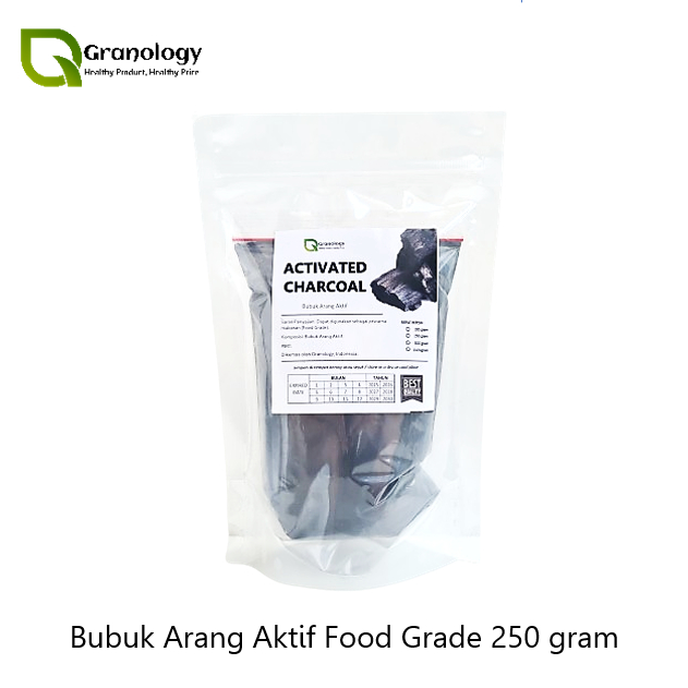 

Premium Bubuk Arang Aktif / Activated Charcoal Powder (250 gram)