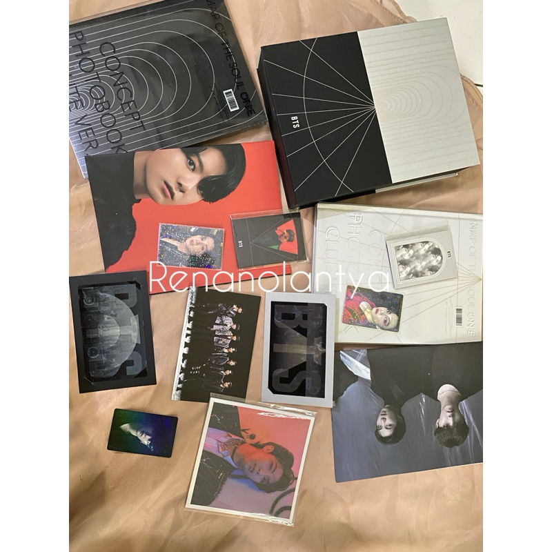 BTS MOTS ON:E Concept Book / MCB — Fullset with Jungkook jk Photocard PC Yoongi Suga Holo unsealed p