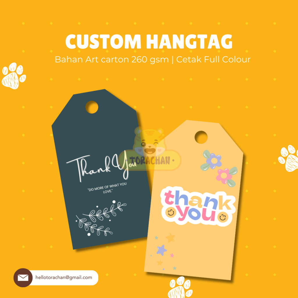 

Print Cetak Label Hang Tag Price Tag Harga Label Produk Custom