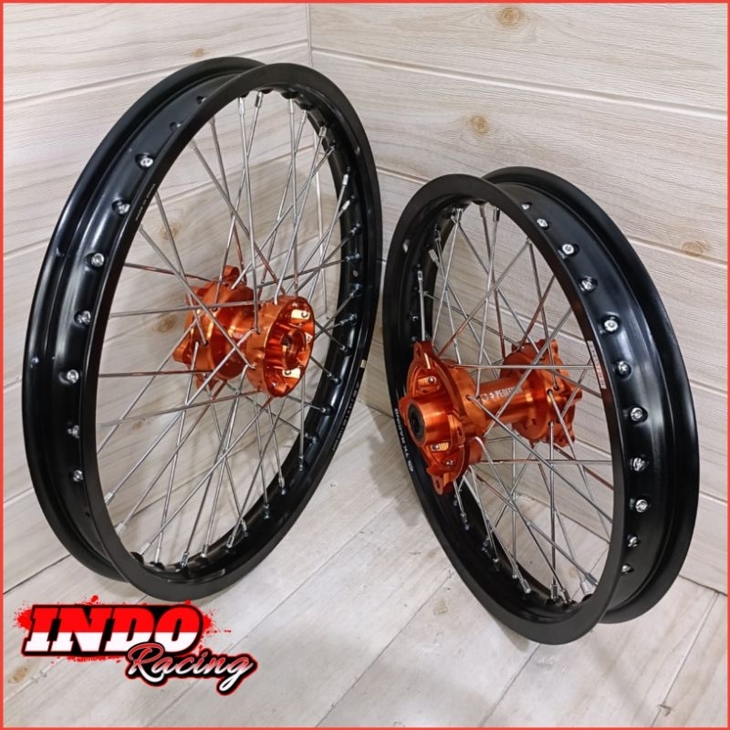 Velg KLX 150 CRF 150 TK Racing Ring 16 19 Tromol CNC Scarlet MX Series Velg Tk Racing Plus Tromol CN