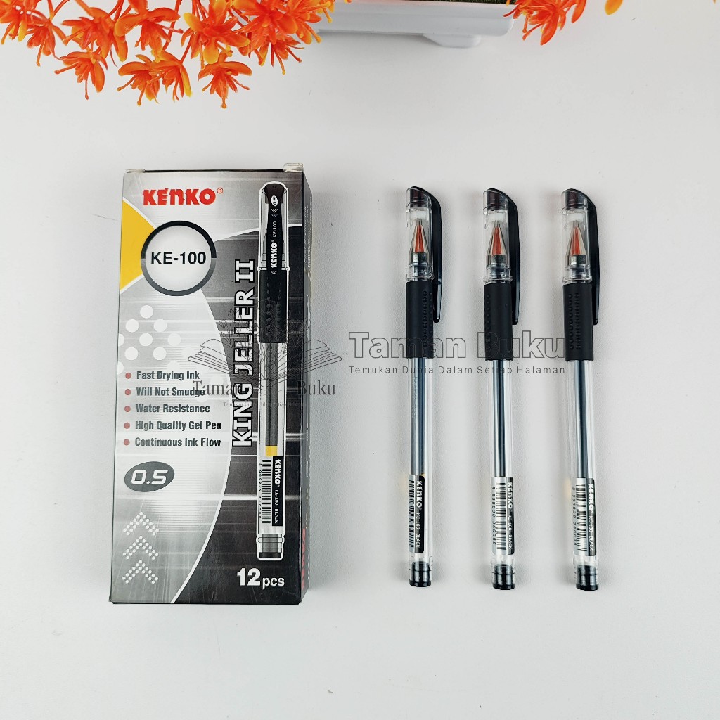 

1Lusin Pulpen Kenko KE-100 Pen Gel Pena Jel