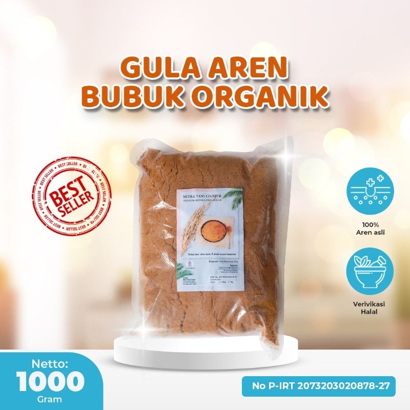 

GULA AREN BUBUK ORGANIK - PALM SUGAR - GULA SEMUT 1 Kg