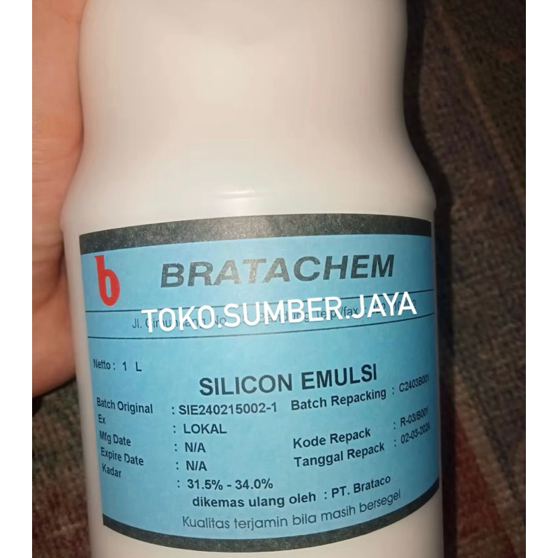 Sm Silicon Emulsi BRATACHEM 100% Original - Silicon Untuk Semir Ban Dan Body Hitam Pada Motor /