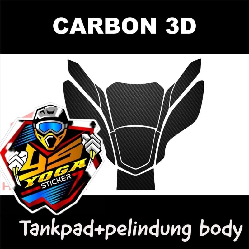 stiker pelindung dashboard tankpad sidepad pcx 160