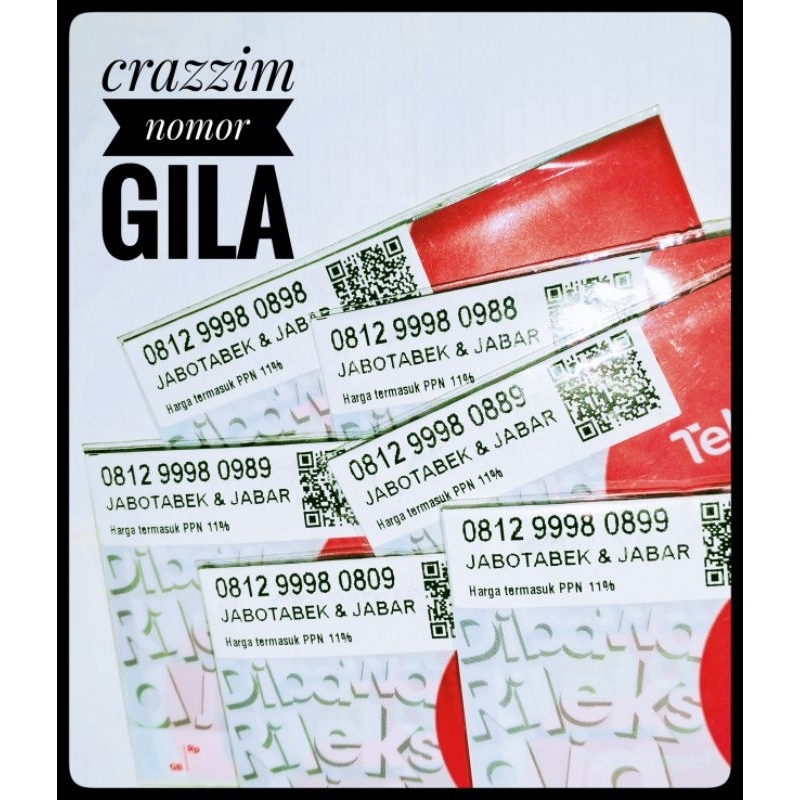 Nomor Cantik Telkomsel Simpati Ratusan Ribuan Puluhan. No Cantik Super 09. 99. 899