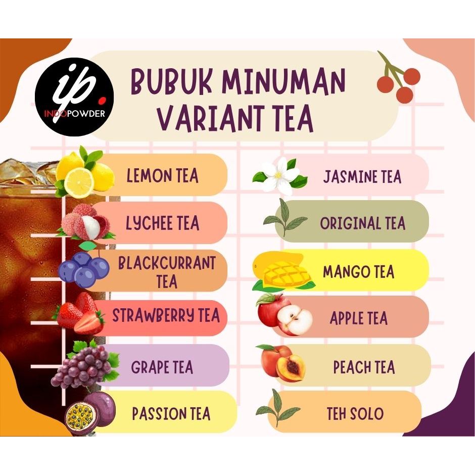 

Ay00! BOOSTER Bubuk Minuman LYCHEE TEA 1Kg - Bubuk LYCHEE TEA 1Kg - LYCHEE TEA Bubuk 1Kg - LECI TEA