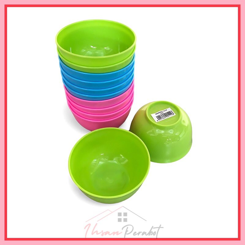 Mangkuk Cetakan Nasi / Mangkuk Kecil / Mangkuk Plastik 9cm