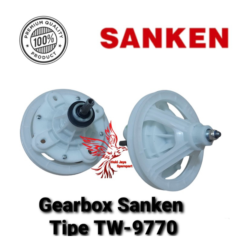 [ TW-9770 ]GEARBOX GIRBOX MESIN CUCI SANKEN 2 TABUNG TW 9770