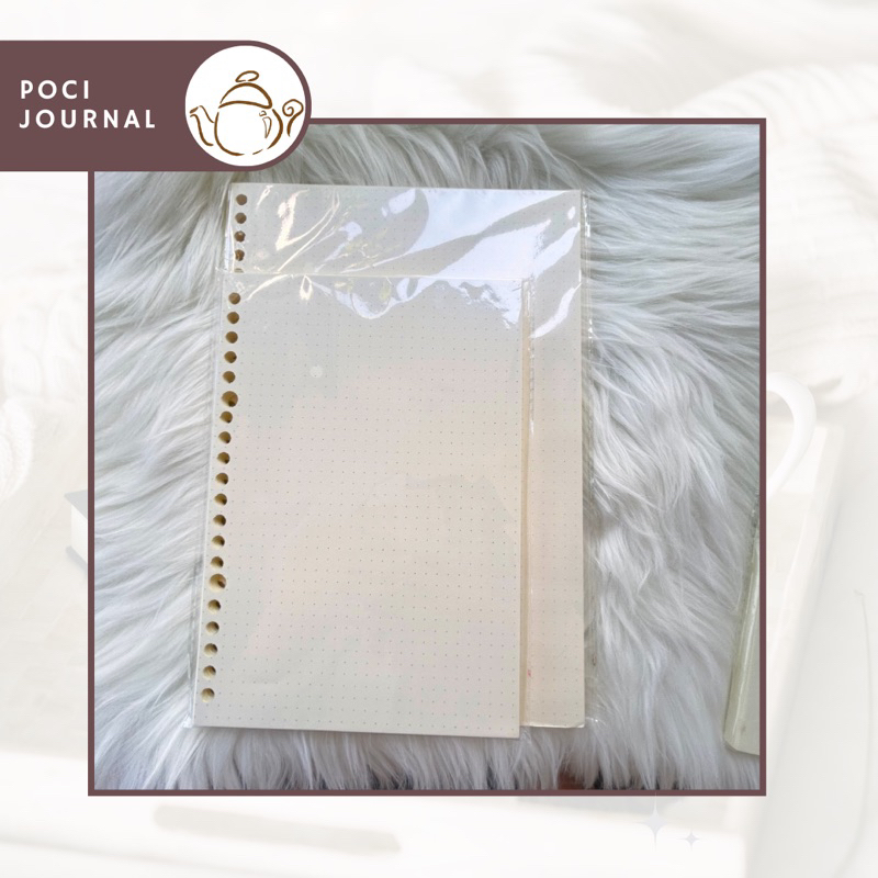 

Loose leaf Kertas Binder A5/B5 60 Lembar/ Dot/ Polos