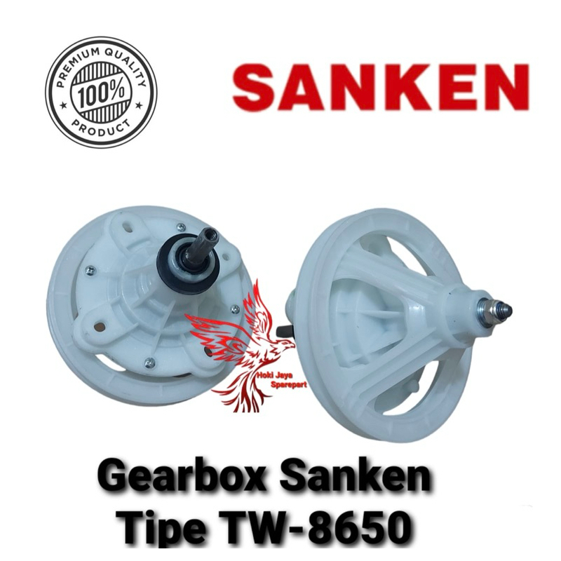 [ TW-8650 ]GEARBOX GIRBOX MESIN CUCI SANKEN 2 TABUNG TW 8650