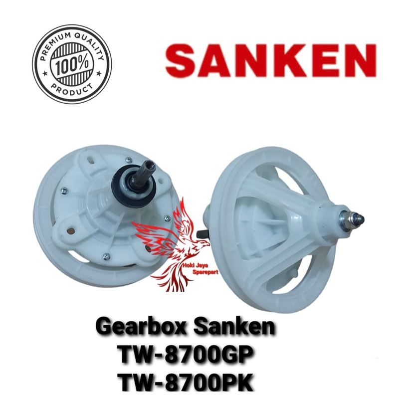 [ TW-8700PK ]GEARBOX GIRBOX MESIN CUCI SANKEN 2 TABUNG TW 8700PK
