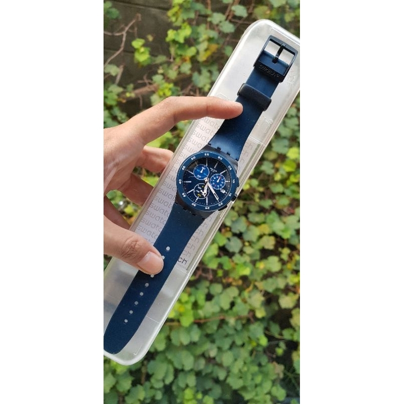 swatch chronograph suib