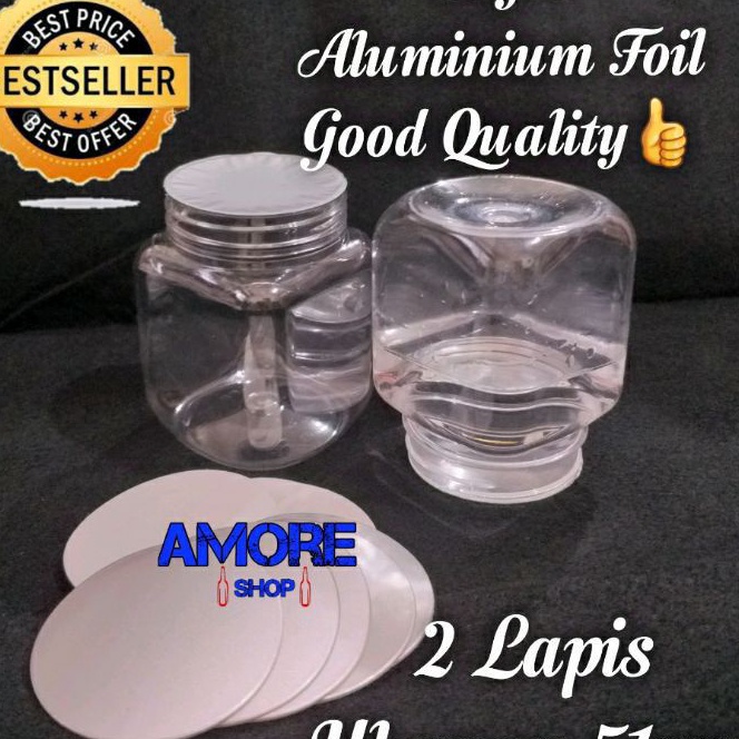 Bonuskan 1Pcs  Seal Alumunium Foil  Segel Alumum Foil  Segel Toples Sambal Untuk Toples Diameter 5cm