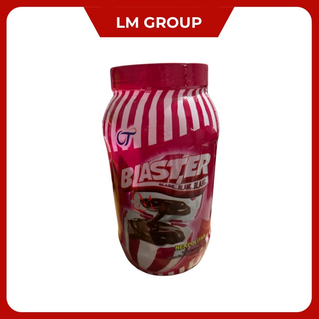 

Permen Blaster Neapolitan Stroberi Vanila/Barley/Sukocok 1 Pack 125g