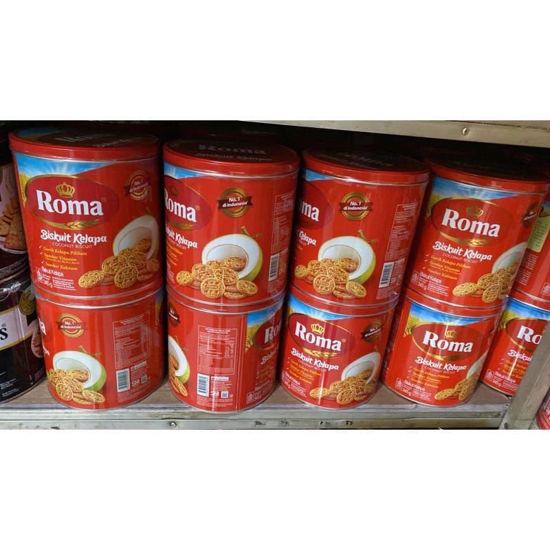 Roma Kelapa 1 Karton (isi 6 Kaleng)
