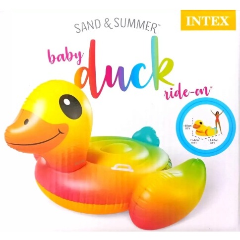 

Pelampung Ban Renang Yellow Duck Ride On Intex 57556 / Pelampung Anak Ride On Yellow Duck Bebek Kuning 147cm
