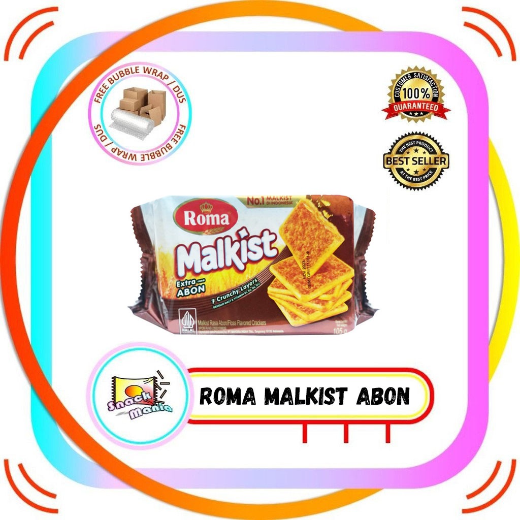 

Roma Malkist Abon Crackers 135 gr Gaben Gabin