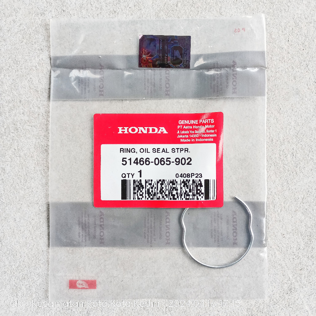 Snap-Clip-Ring Seal-Sil Shock-Skok Astrea Prima Grand-Impressa-Legenda Ori AHM