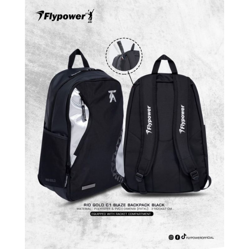 Tas Ransel Flypower New Riogold c1 blaze original