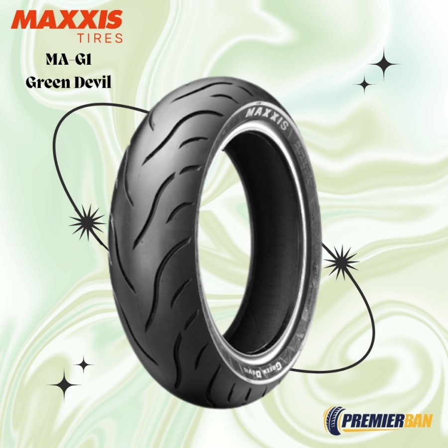 Ban Motor Standar Ring 17 // MAXXIS GREEN DEVIL MA-G1 90/80-17 Tubeless // Motor Satria FU, Supra X