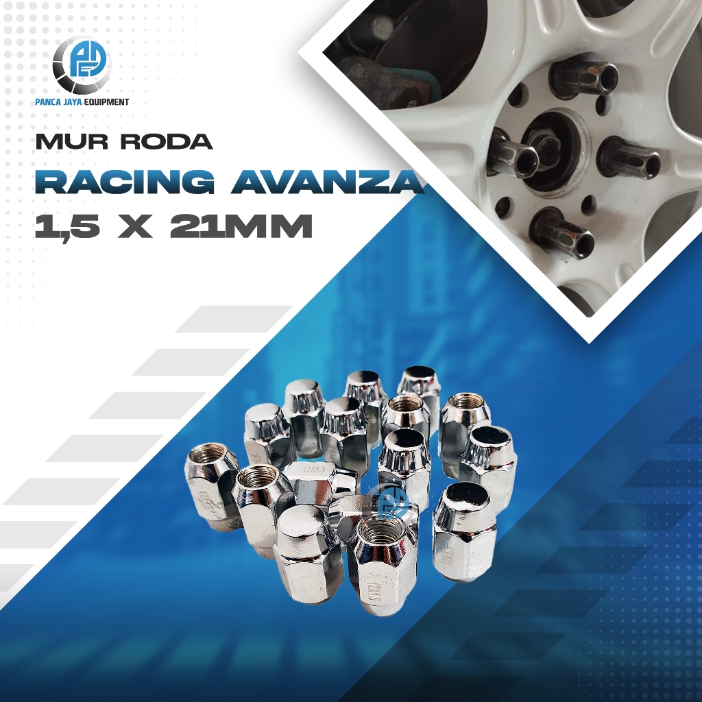 Mur Roda Racing Avanza - Mur Baut Roda 1,5 x 21mm 1,25 x 21mm