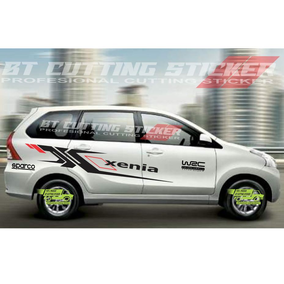 XE2 Stiker mobil xenia striping mobil xenia stiker daihatsu xenia sticker mobil daihatsu xenia