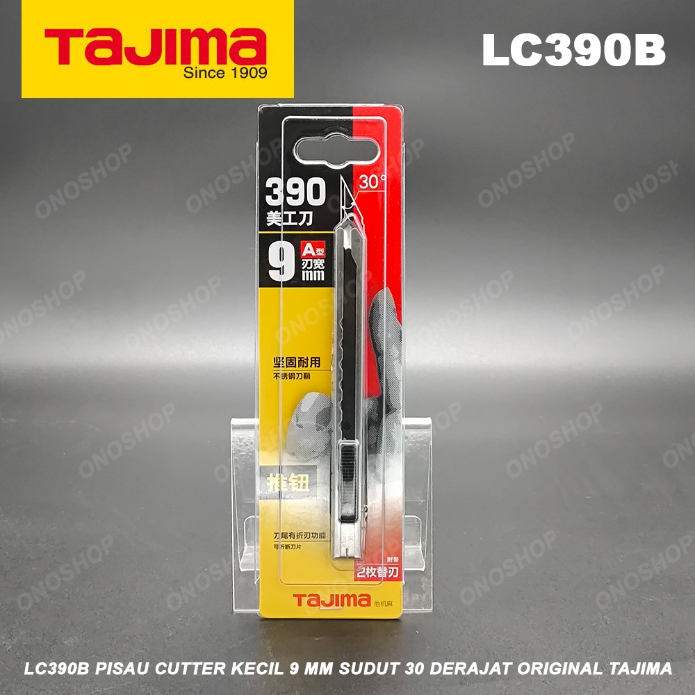

LC390B Pisau Cutter Kecil 9 mm Sudut 30 Derajat Original Tajima