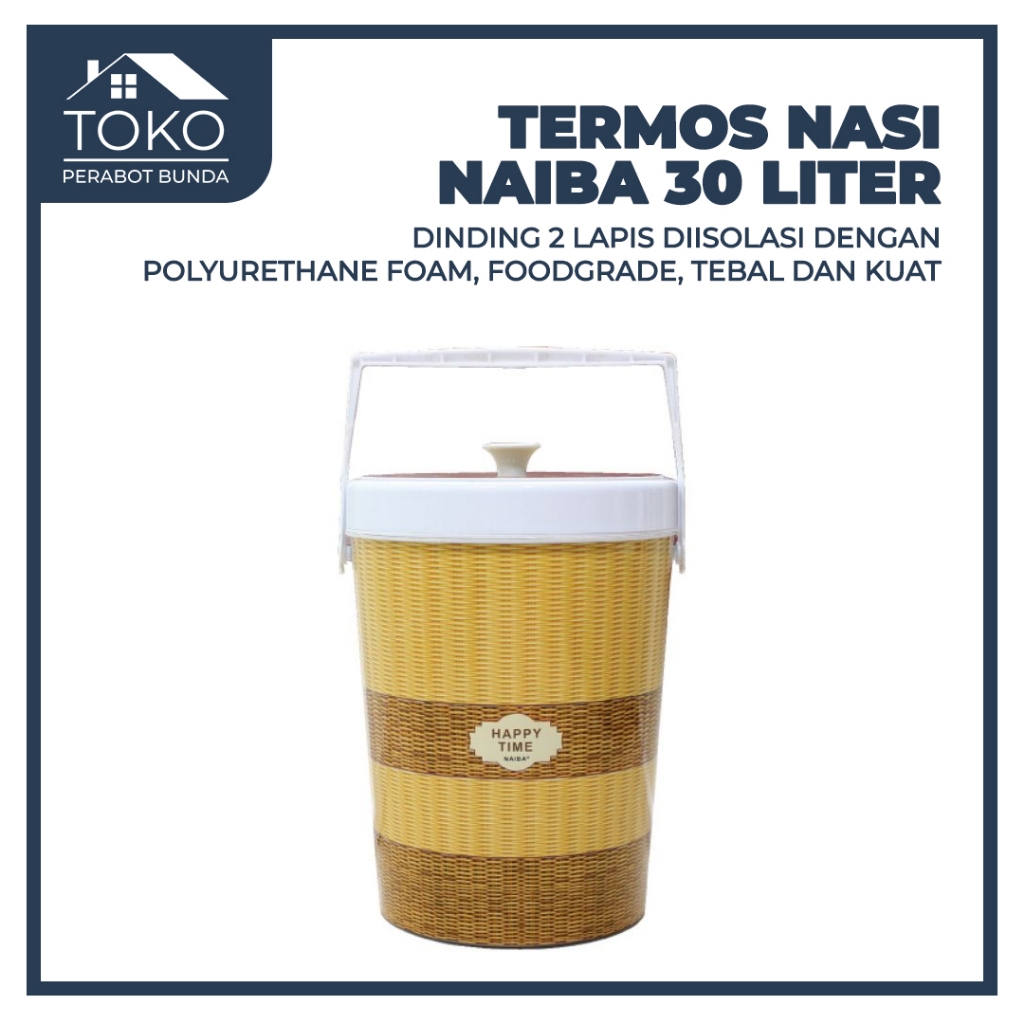 TERMOS NASI NAIBA 30  LITER/Termos nasi/termos es 30 Liter Naiba NEW