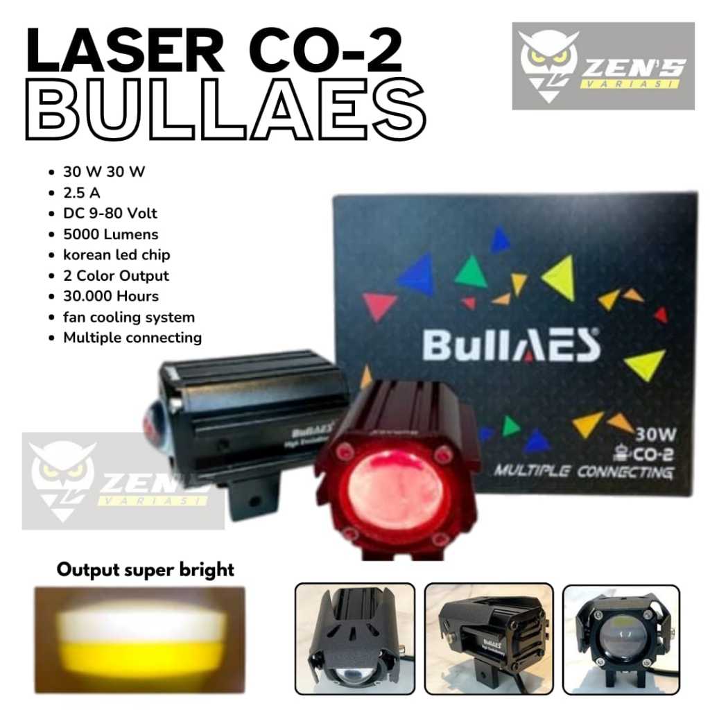 LAMPU TEMBAK LASER BULLAES CO-2 MULTIPLE CONNECTING 30 Watt X1 D2