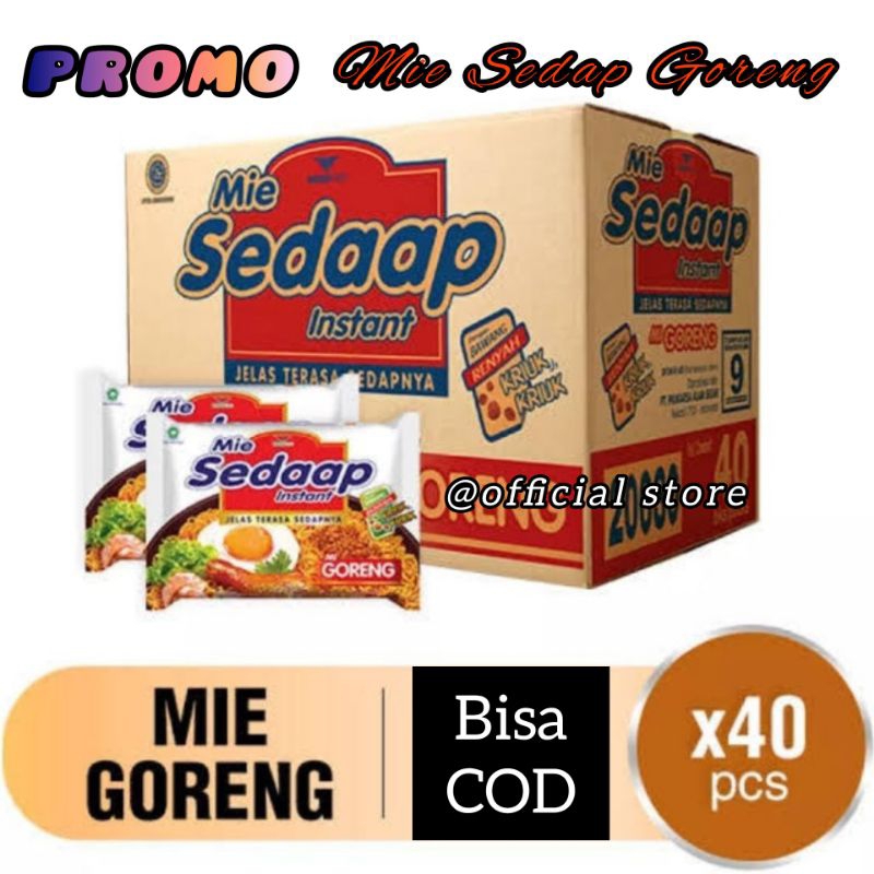 

MIE SEDAP GORENG / SEDAP GORENG MIE INSTAN / 1 DUS 40pcs