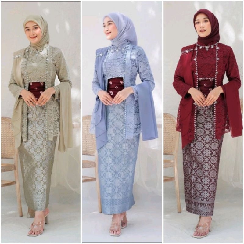 Setelan Kebaya KutuBaru Model Laksmi Terbaru#Kebaya Wanita Modern#Kutubaru Premium#kebaya Wisuda#Keb