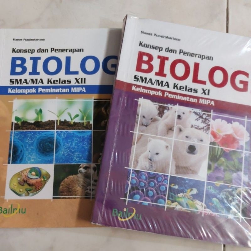 Preloved buku biologi Kelas 11 dan 12 Bailmu