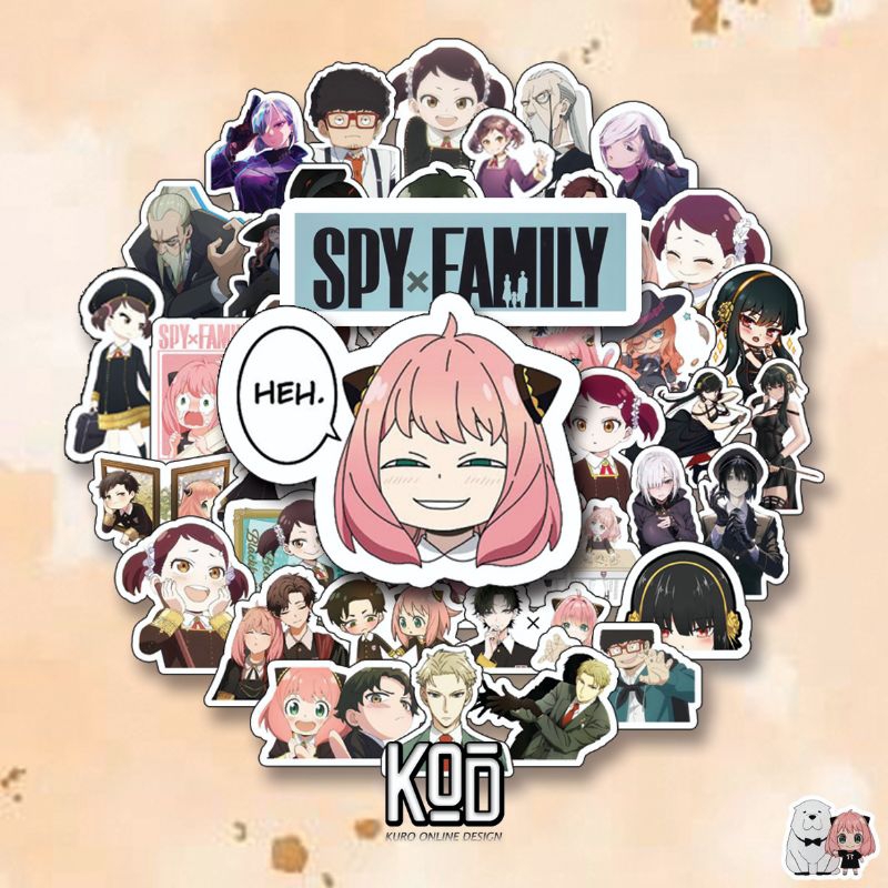 

Stiker Anime Premium Spy x Family, Gambar HD jernih, Glossy/Vinyl, Tahan air dan tidak luntur.