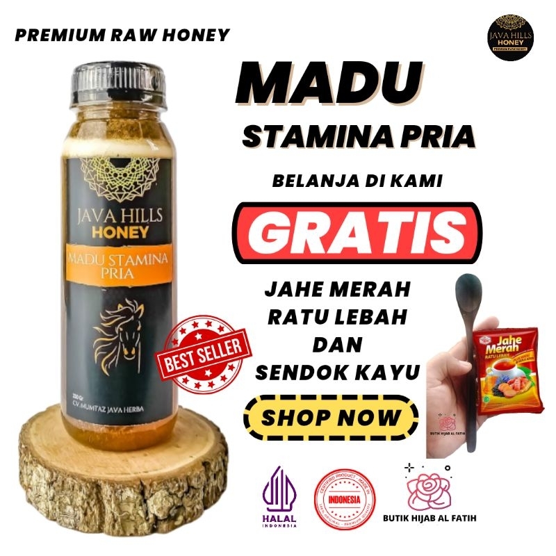 

madu herbal javahills meningkatkan vitalitas stamina pria dewasa / mencegah ejakulasi dini 330gr COD