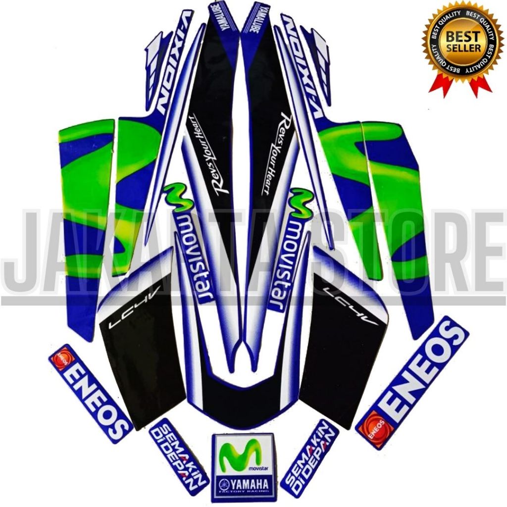Stiker Sticker Striping Standart Ori Termurah Terlaris | VIXION MOVISTAR 2017| Terlaris Dan Termurah