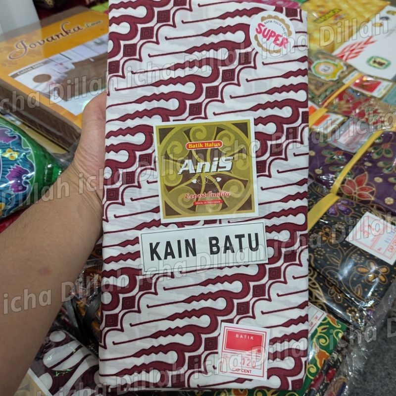 Tapih / Sarung Bahalai Putih Kain Batu super