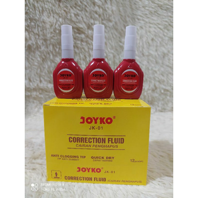 

Correction Fluid Tip-ex Joyko Jk-01